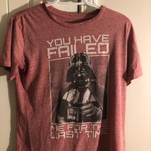 Star Wars Darth Vader Women Red t Shirt Size L